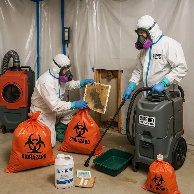 Contaminated Water Handling Protocols process in Avon Lake, OH